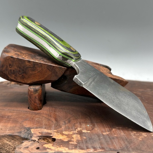 Green handled cleaver - Picture 3 of 5